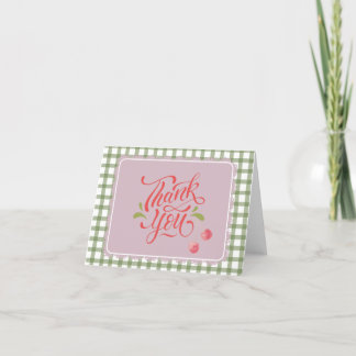 Little Cherry Thank you card