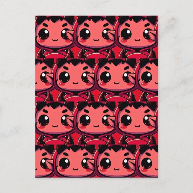Little Chibi Devil Postcard (Front)