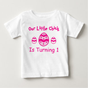 Little Chick 1st Birthday Baby T-Shirt