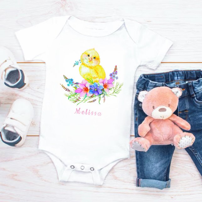 Little Chick Baby Bodysuit (Creator Uploaded)