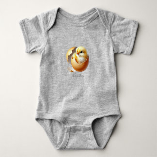 Little Chick Hatching Baby Bodysuit