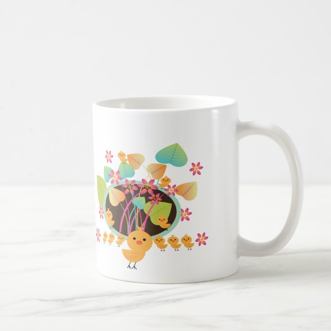 Little chicken's fun coffee mug (Right)