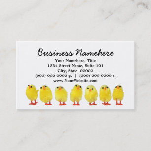 Little Chicks Business Cards