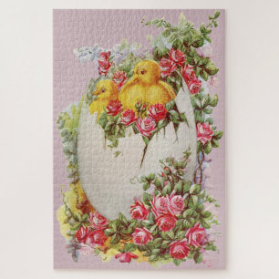 Little Chicks in an Egg Shell Large Puzzle