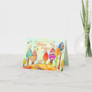 Little Chicks in Easter Land Card