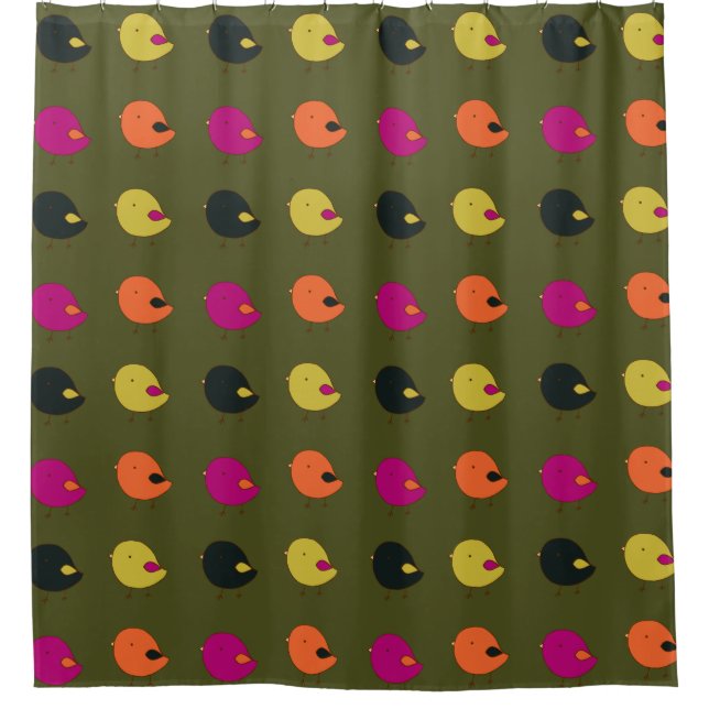 Little chicks shower curtain (Front)