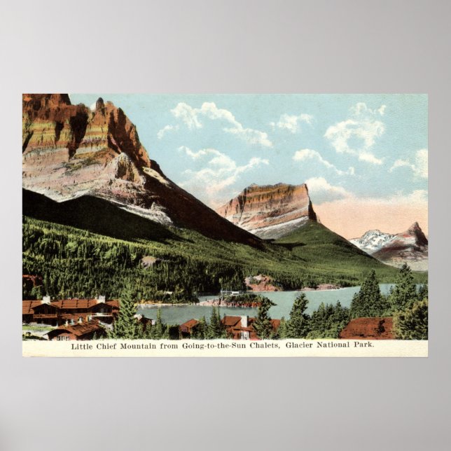Little Chief Mountain, Glacier National Park, MT Poster (Front)
