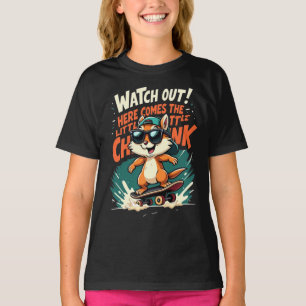 🐿️Little Chipmunk Kids Cute Cartoon Animal Design T-Shirt