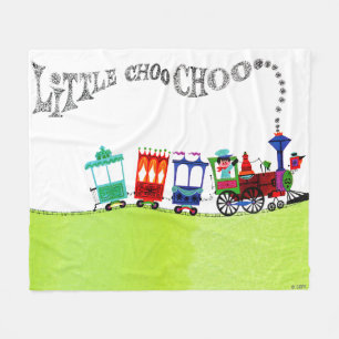 Little Choo Choo Fleece Blanket
