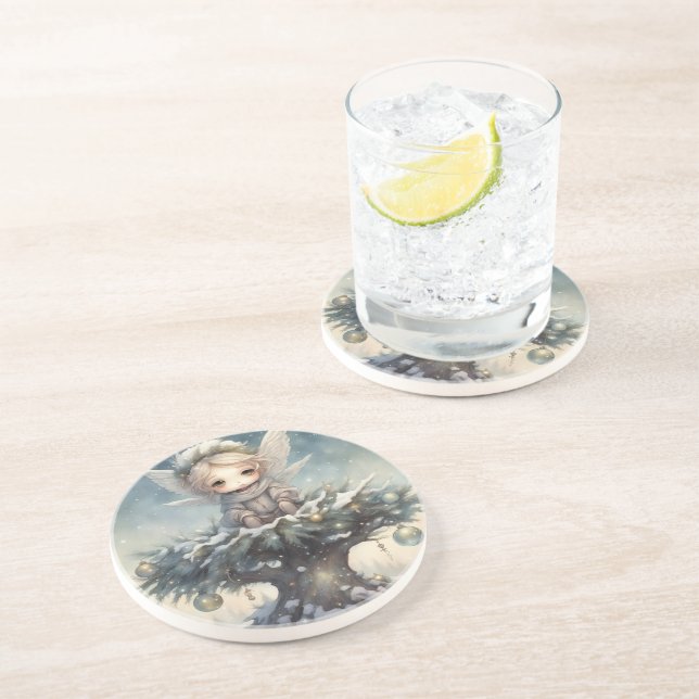 Little Christmas Angel Coaster (Side)
