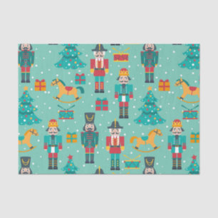 Little Christmas Festive Nutcrackers Tissue Paper