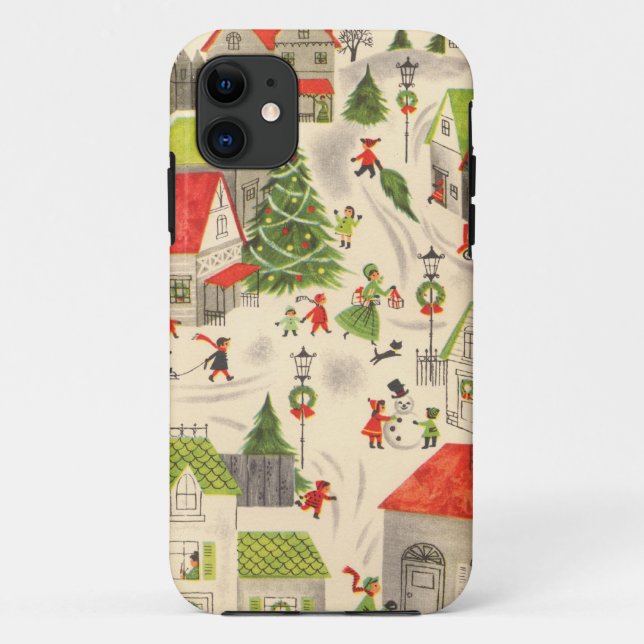 Little Christmas Village Case-Mate iPhone Case (Back)