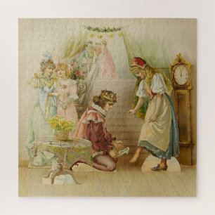 “Little Cinders” Fairy Art by E S Hardy Jigsaw Puzzle