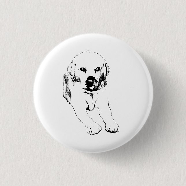 Little circle, big Lab 3 Cm Round Badge (Front)
