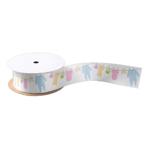 Little Clothes Baby Shower Satin Ribbon