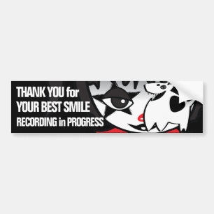 Little Clown Crime Watch Bumper Sticker