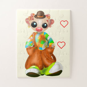 Little Clown Puzzle Painting