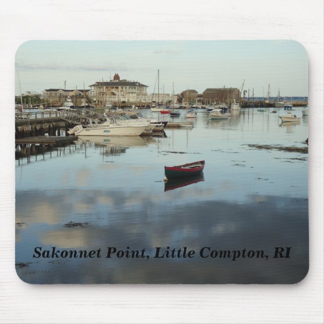 Little Compton, RI - Sakonnet Point, Harbour Mouse Mat (Front)