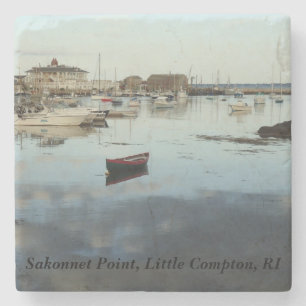 Little Compton, RI - Sakonnet Point Stone Coaster