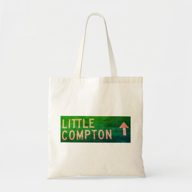 Little Compton, RI Sign Tote Bag (Front)