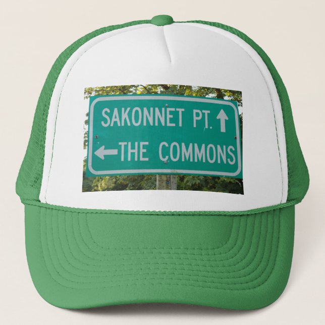 Little Compton, RI - The Commons, Sakonnet Point Trucker Hat (Front)
