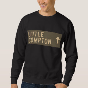 Little Compton, RI Vintage Street Sign Sweatshirt