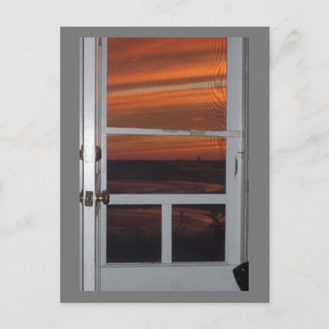 Little Comtpon, RI Sunset Postcard (Front)