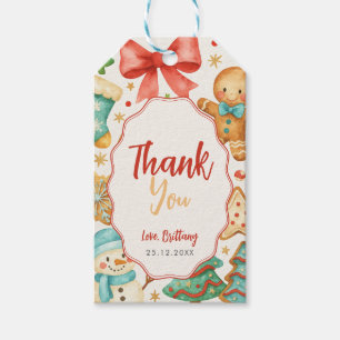 Little Cookie Christmas Baby Shower Gift Tags