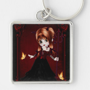 Little Cookie Devil Girl Design 3 Keychain