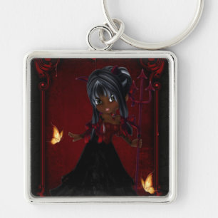 Little Cookie Devil Girl Design 4 Keychain