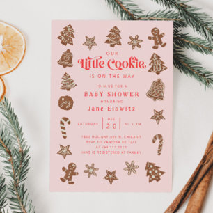 Little Cookie Girl Baby Shower  Invitation