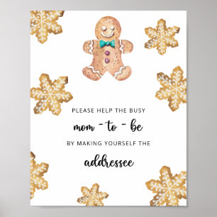 Little cookie - Help the Busy Mum-to-Be  Poster