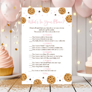 Little Cookie Pink Girl What's In Your Phone Game