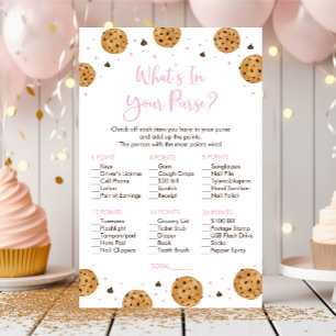 Little Cookie Pink Girl What's In Your Purse Game