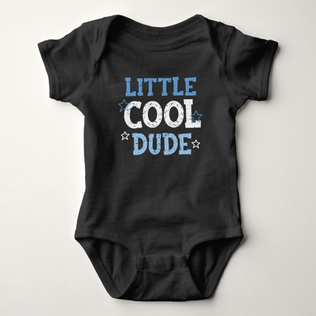 Little Cool Dude Baby Bodysuit (Front)