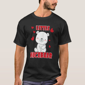 Little Cool Polar Bear Nicebear Polar Bear Day Pol T-Shirt