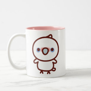 Little corella Two-Tone coffee mug