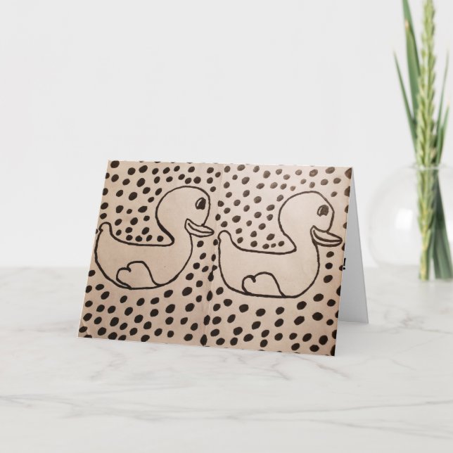 Little Corey's Laboratory Sharpie Drawing Birthday Card (Front)