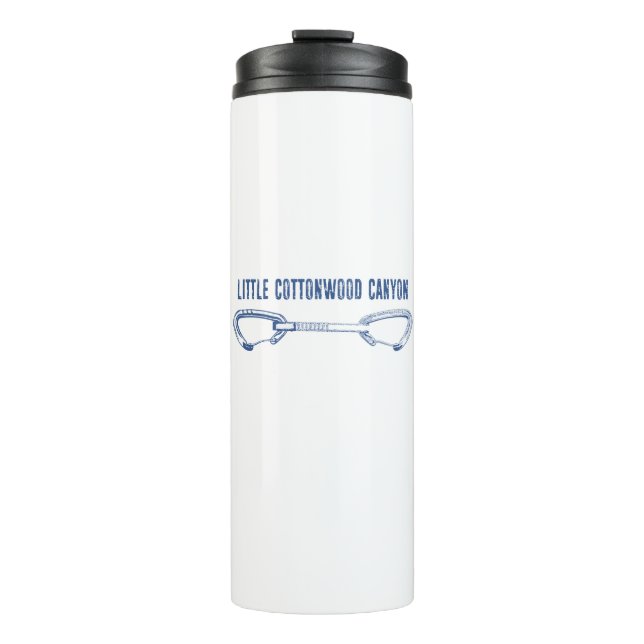 Little Cottonwood Canyon Climbing Quickdraw Thermal Tumbler (Front)