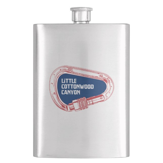 Little Cottonwood Canyon Hip Flask (Front)
