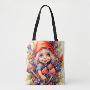 Little Country Farm Girl Tote Bag