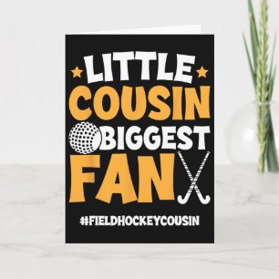 Little Cousin Field Hockey Cousin Field Hockey Pla Card