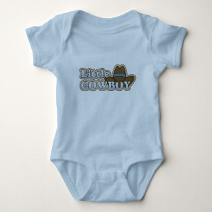 Little Cowboy - Boys Western Baby Bodysuit