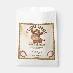 Little cowboy cute baby horse baby shower favour bags