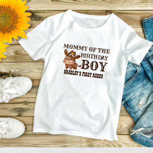 Little cowboy first rodeo personalised name T-Shirt
