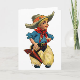 Little Cowboy, Greeting Card