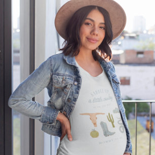 Little Cowboy Mummy To Be T-Shirt