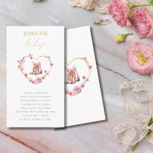 Little Cowgirl is on the Way Books for Baby Enclosure Card