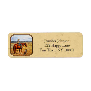Little Cowgirl on Cattle Horse Yellow
