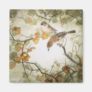 Little Creature-Bull-headed Shrikes Magnet